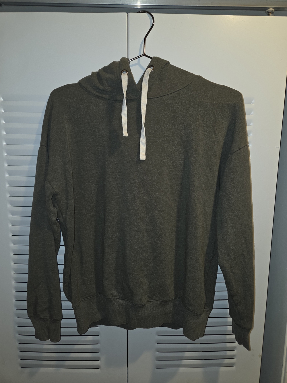 Buffalo David Bitton Hoodie Super Soft Fleece Pullover Relaxed Small Gray